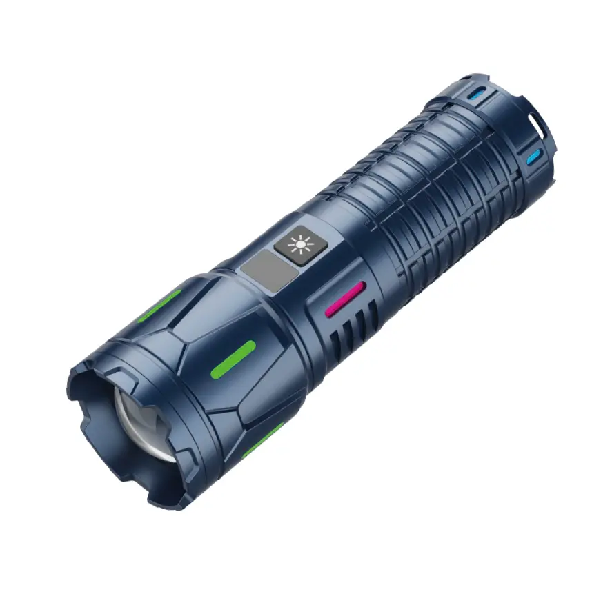USB အားပြန်သွင်းနိုင်သော 100W LED Tactical ဓာတ်မီး