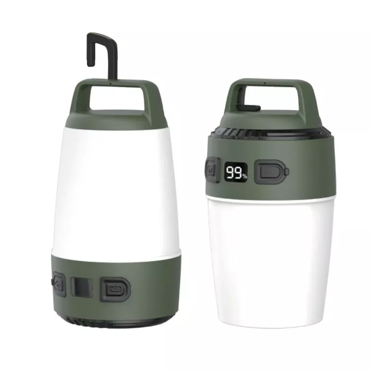 36W အနီရောင်နှင့် အဖြူရောင် LED Camping Lantern အား အားပြန်သွင်းနိုင်သည်။